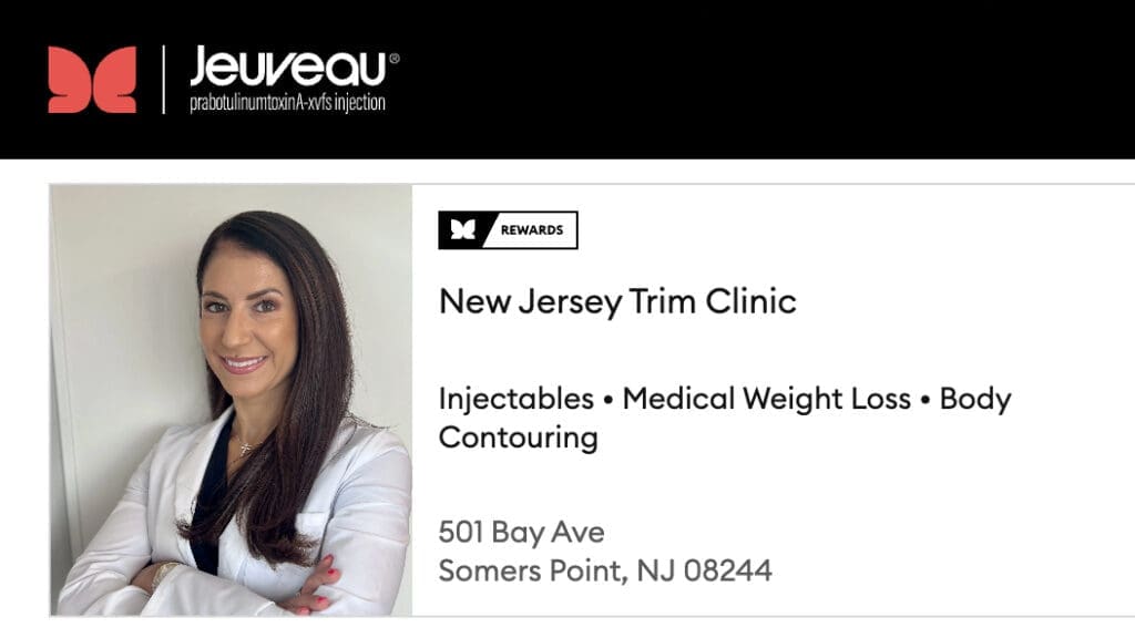 NJ Trim Clinic Authorized Jeuveau Provider