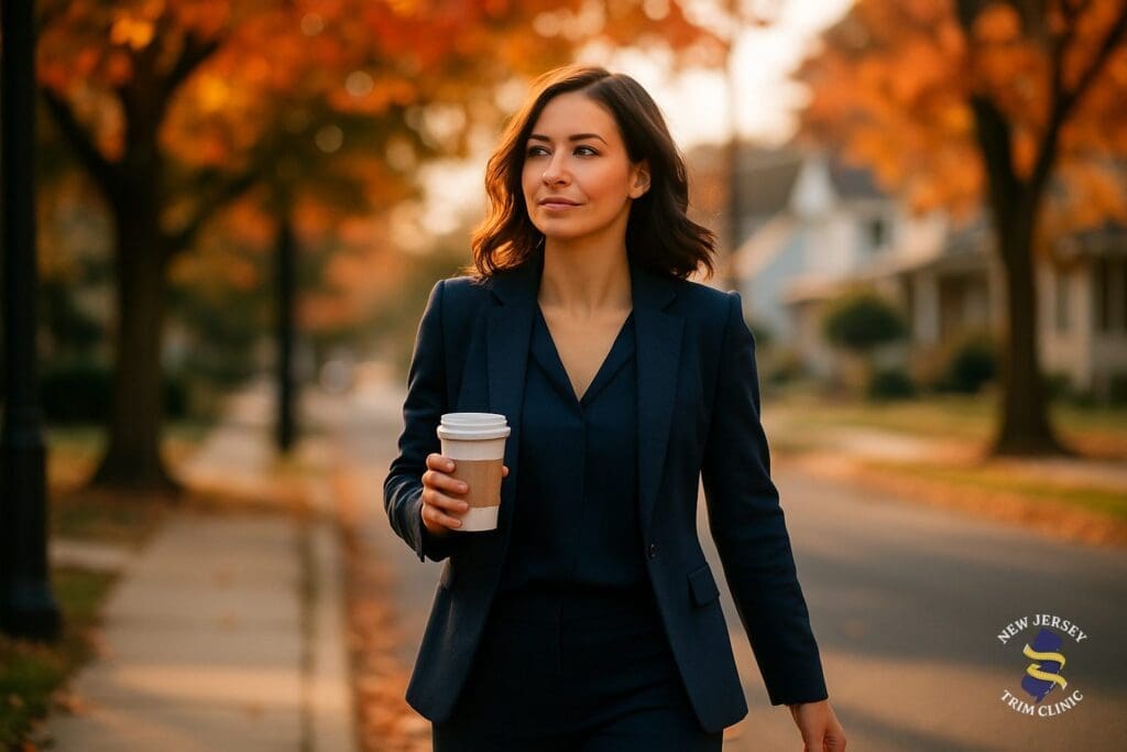 Busy South Jersey professional building fall wellness habits