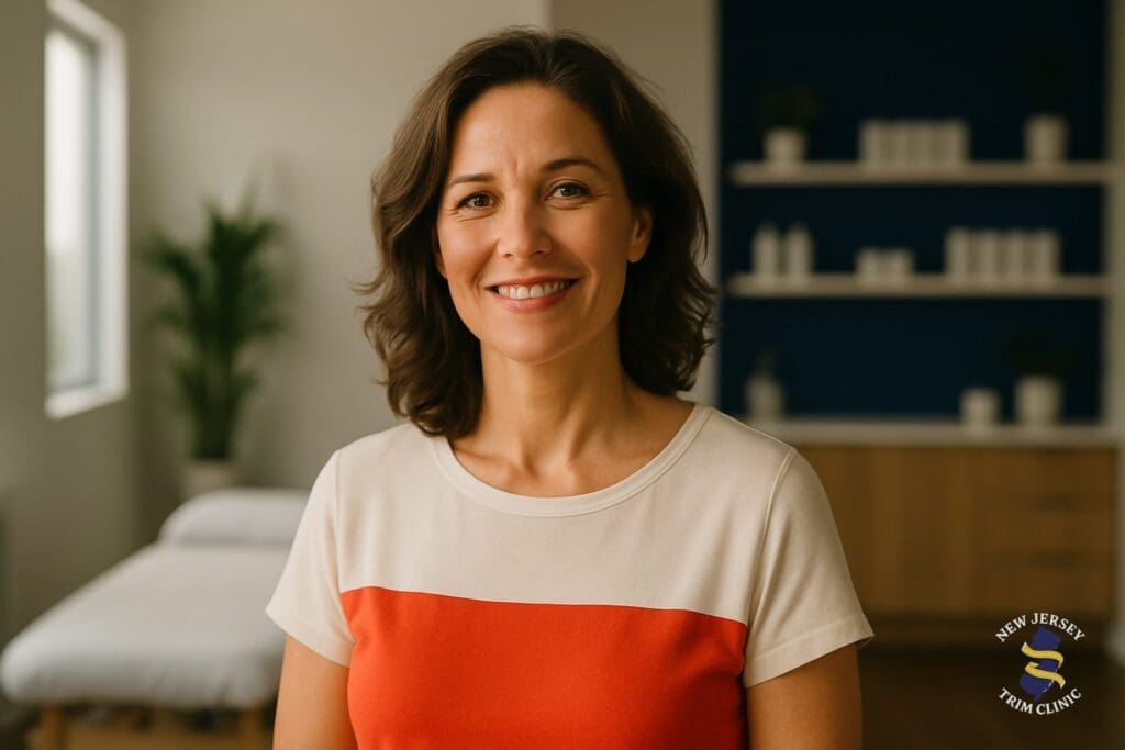Woman comparing semaglutide and tirzepatide weight loss options