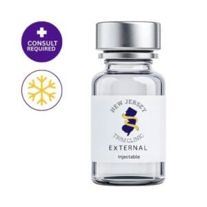 EXTERNAL Injectable vial with NJ Trim Clinic label